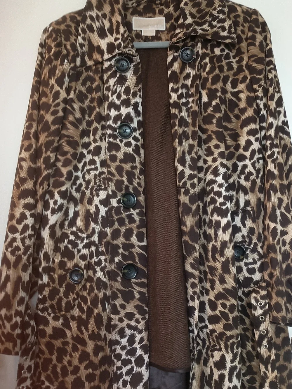Leopard Print Michael kors coat